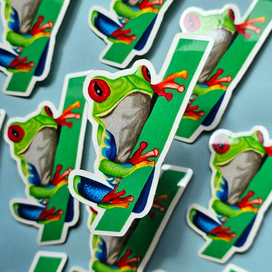 Red Eyed Tree Frog Sticker
