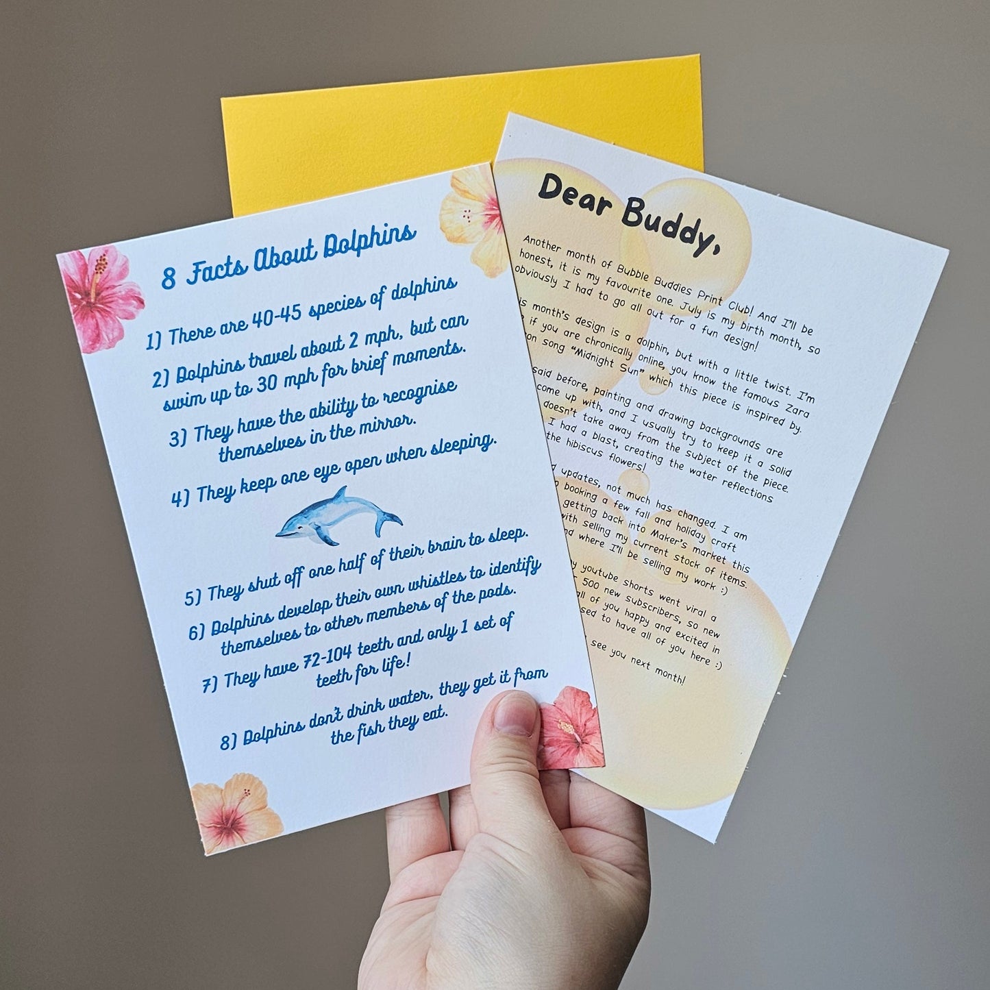 Bubble Buddies Monthly Print Club