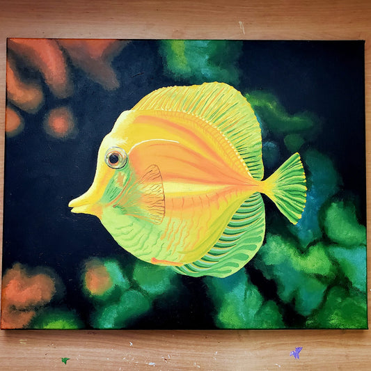 Yellow Tang Painting