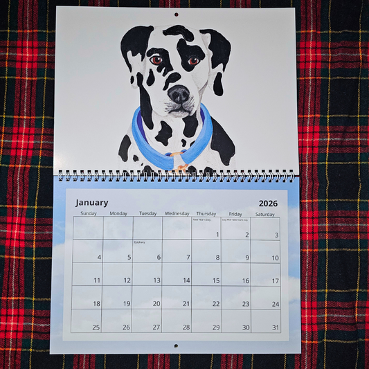2026 Dog Calendar