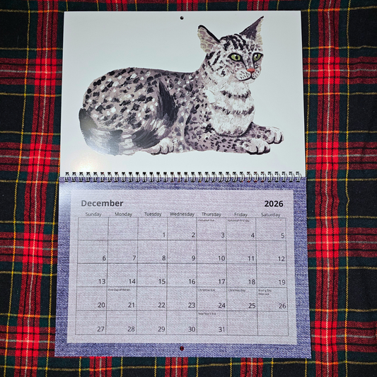 2026 Cat Calendar