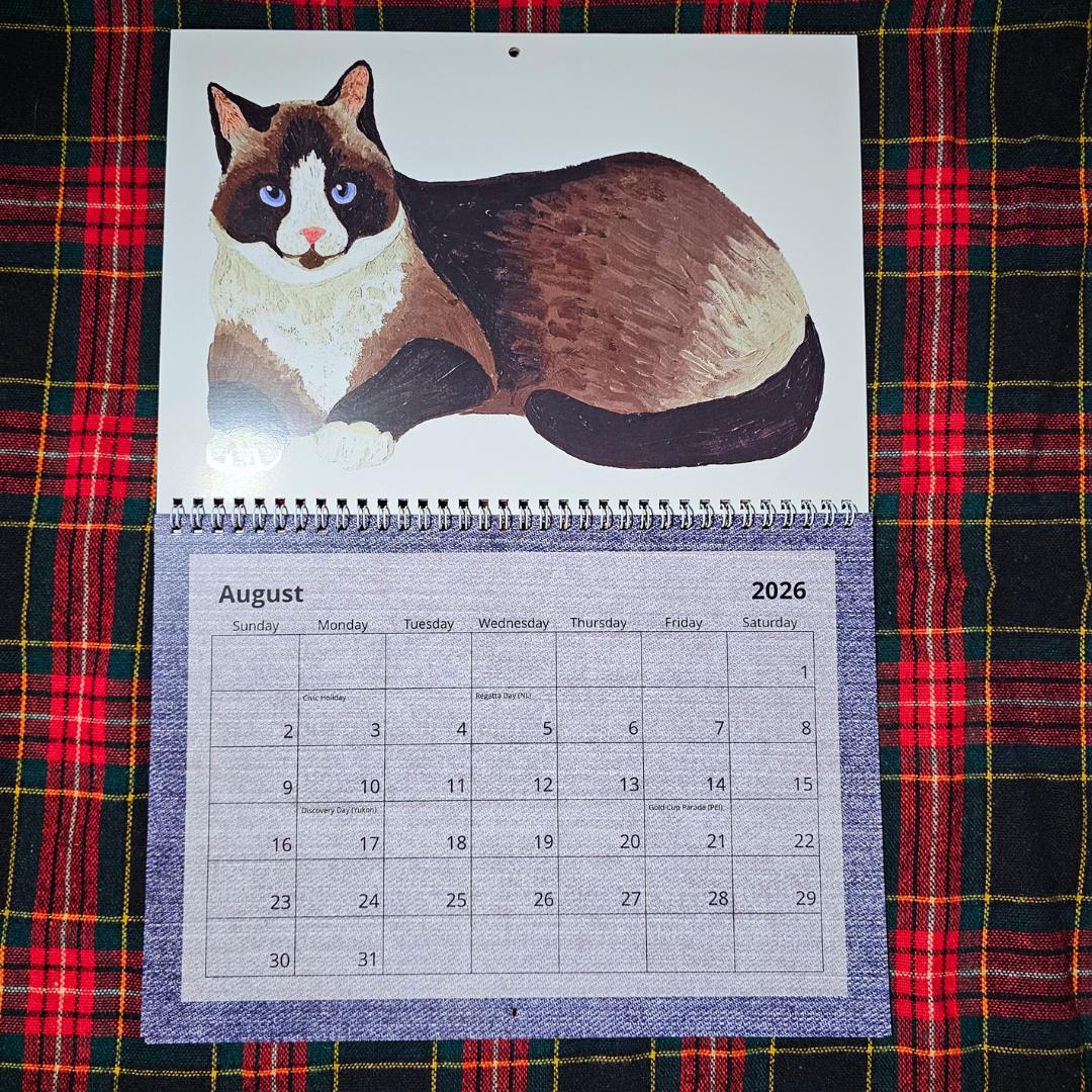 2026 Cat Calendar