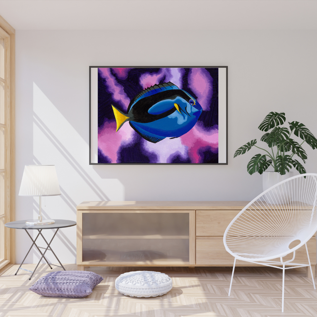 Blue Tang Art Print