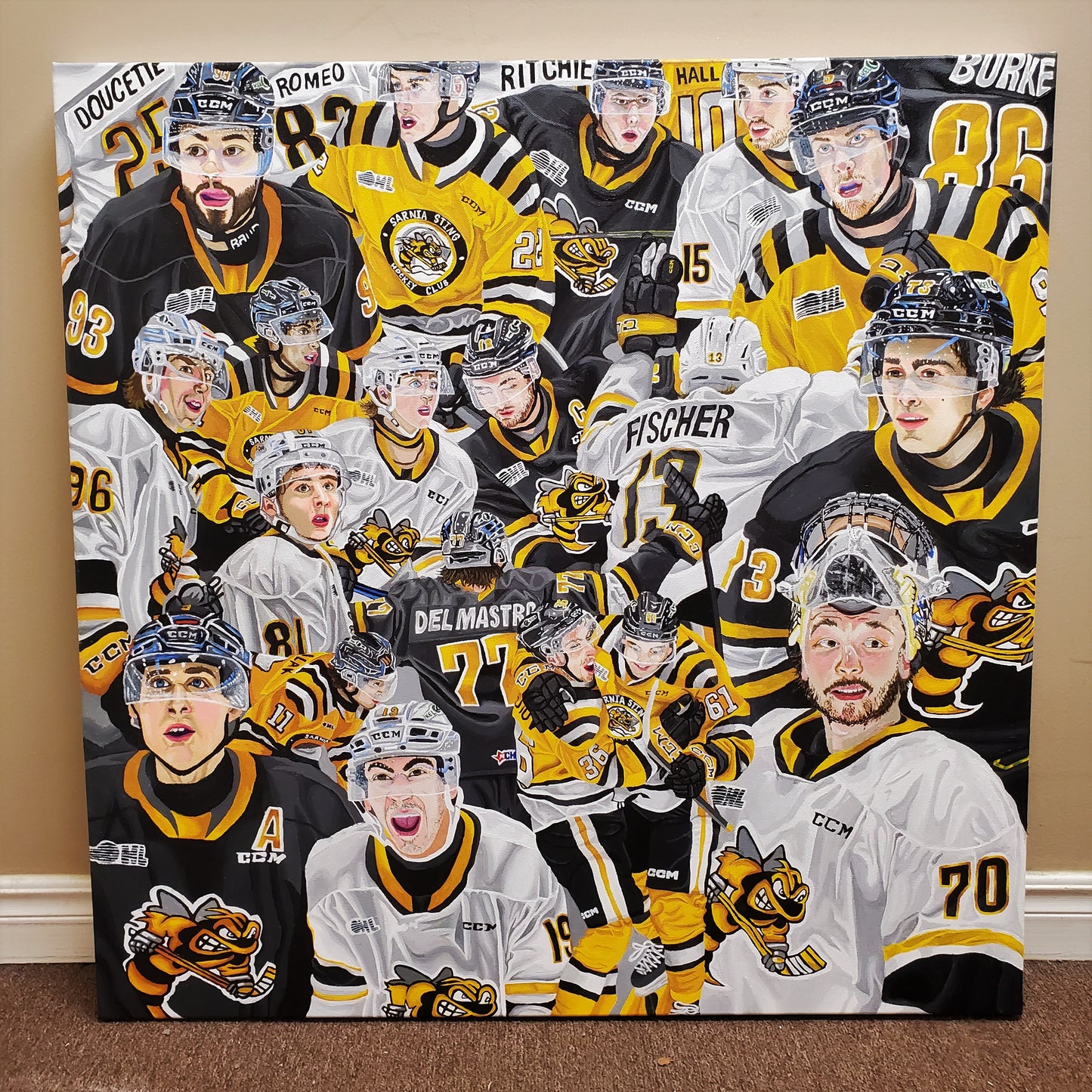 A Season Like No Other- Sarnia Sting Painting