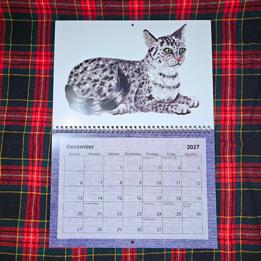 2027 Cat Calendar