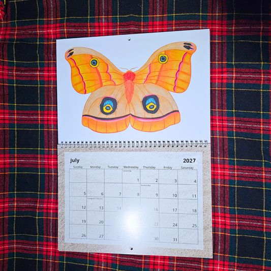 2027 Moth Calendar