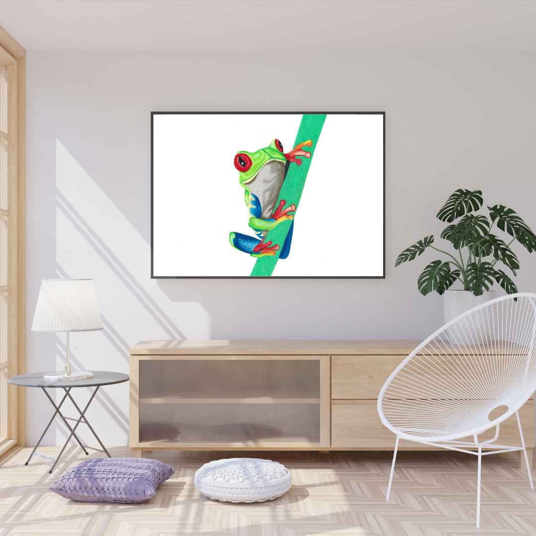 Red Eyed Tree Frog Print