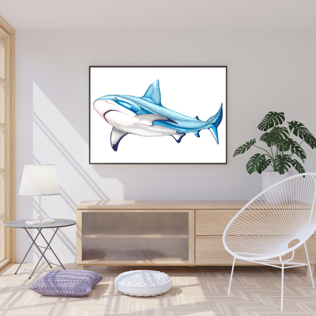 Reef Shark Print