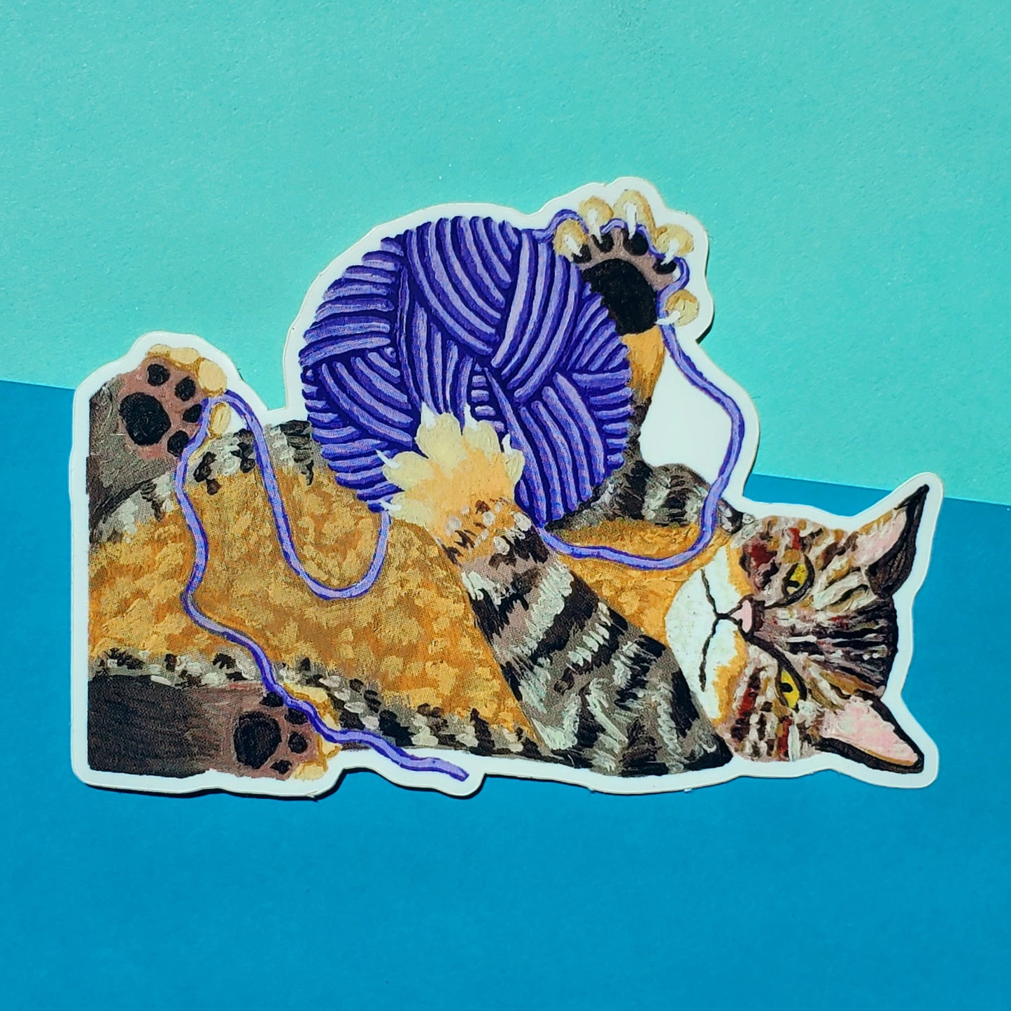 Tabby Cat Sticker