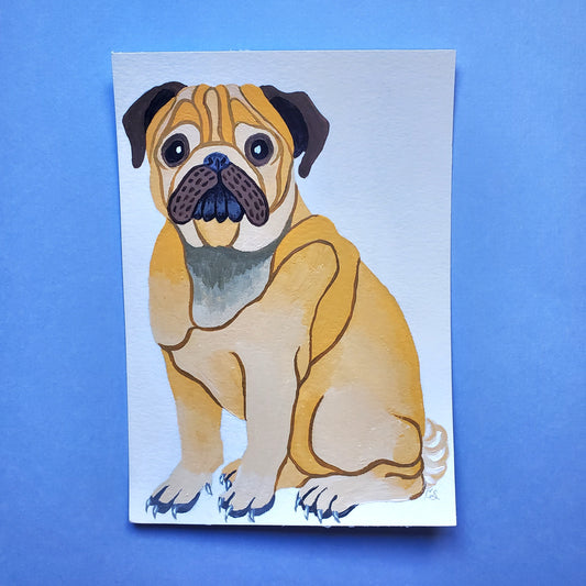 Pug Painting