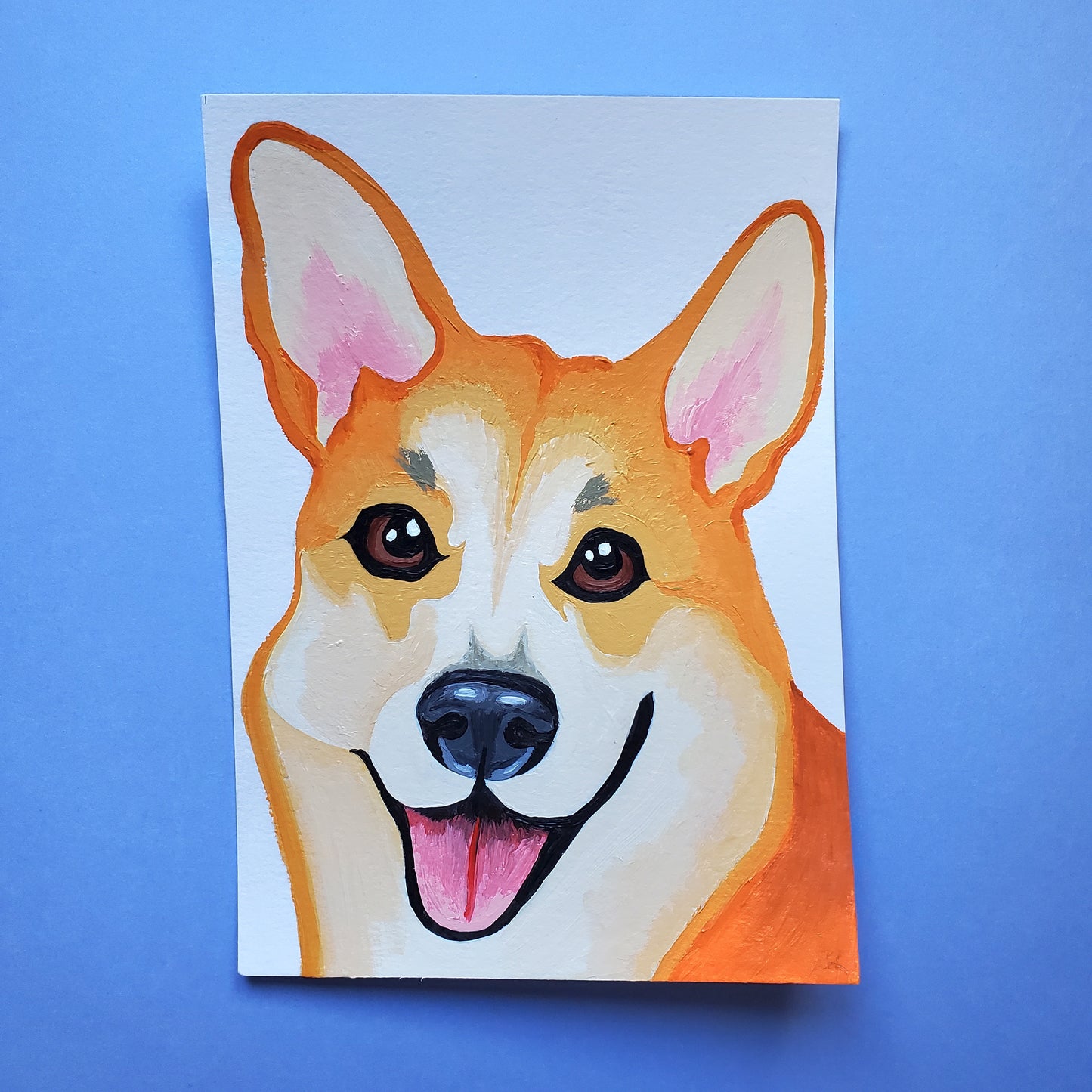 Corgi Painting