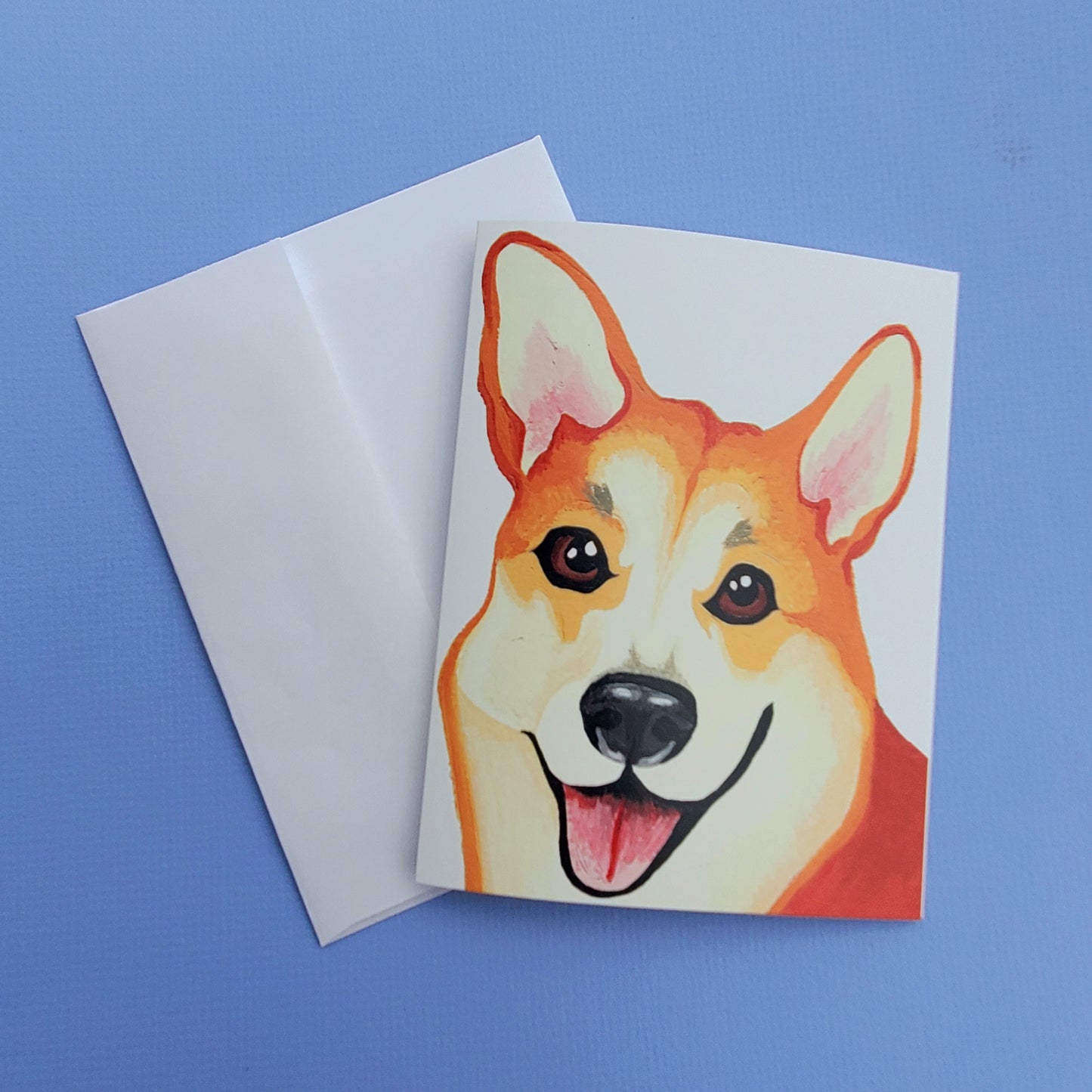 Corgi Greeting Card