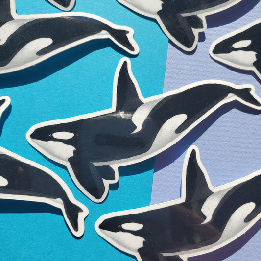 Kiska The Orca Sticker