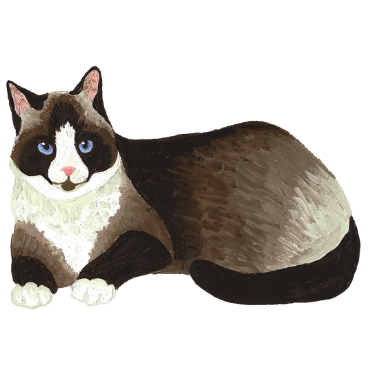 Snowshoe Cat Sticker