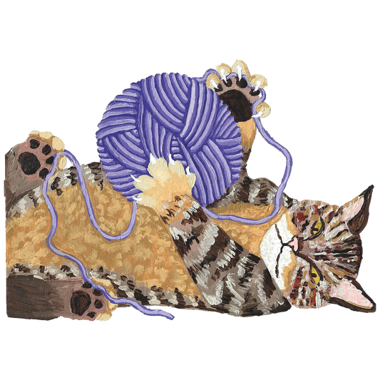 Tabby Cat Sticker