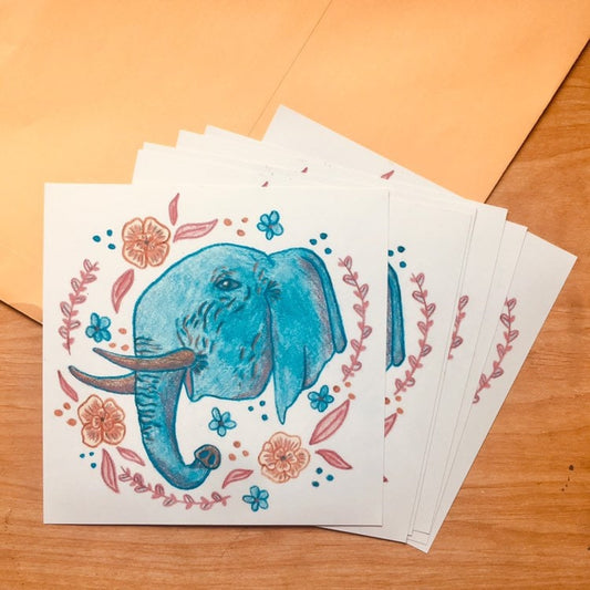 Elephant-Spring Collection Print