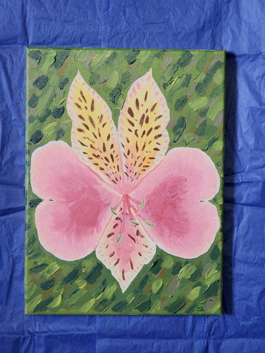Peruvian Lily Painting