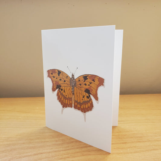 Question Mark Butterfly Greeting Card