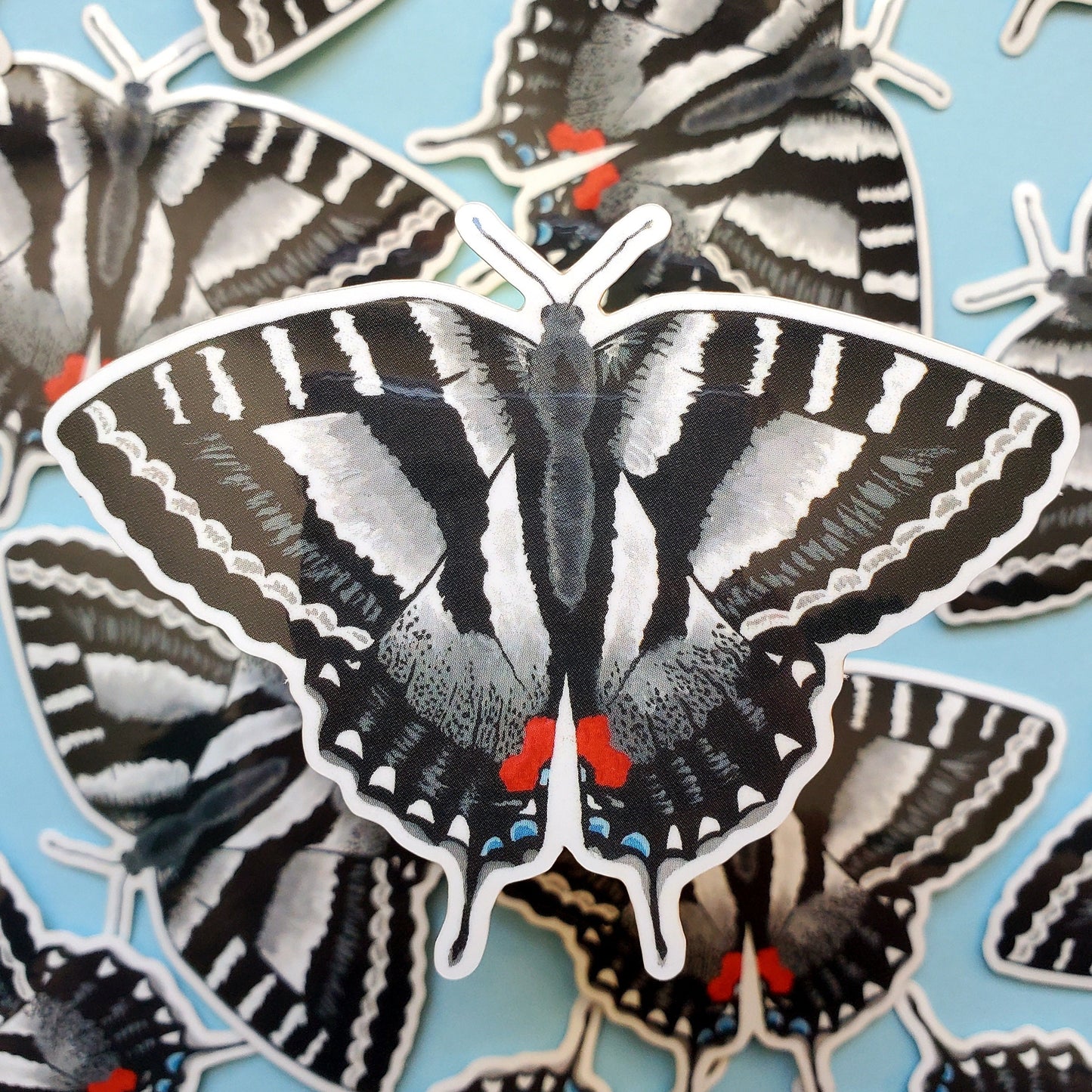 Zebra Swallowtail Butterfly Sticker