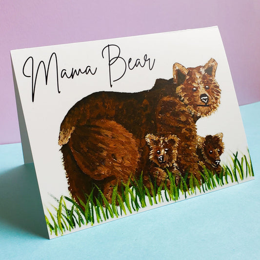 Mama Bear Greeting Card
