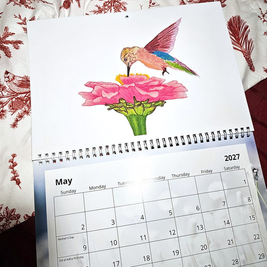 2027 Tropical Bird Calendar