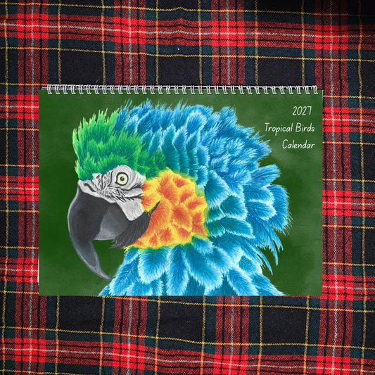 2027 Tropical Bird Calendar