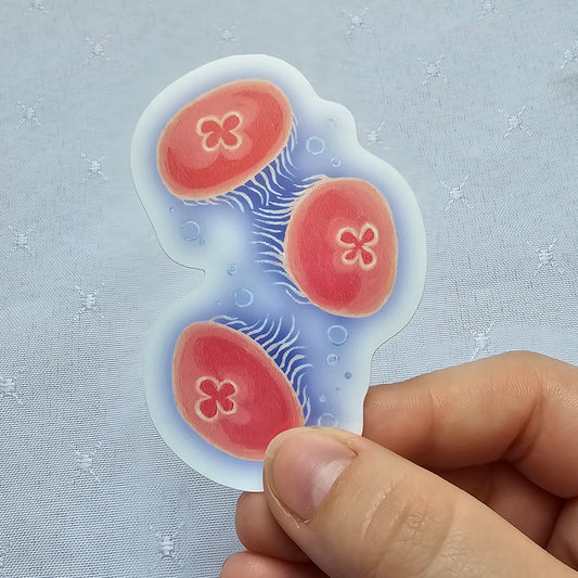 Moon Jellyfish Sticker