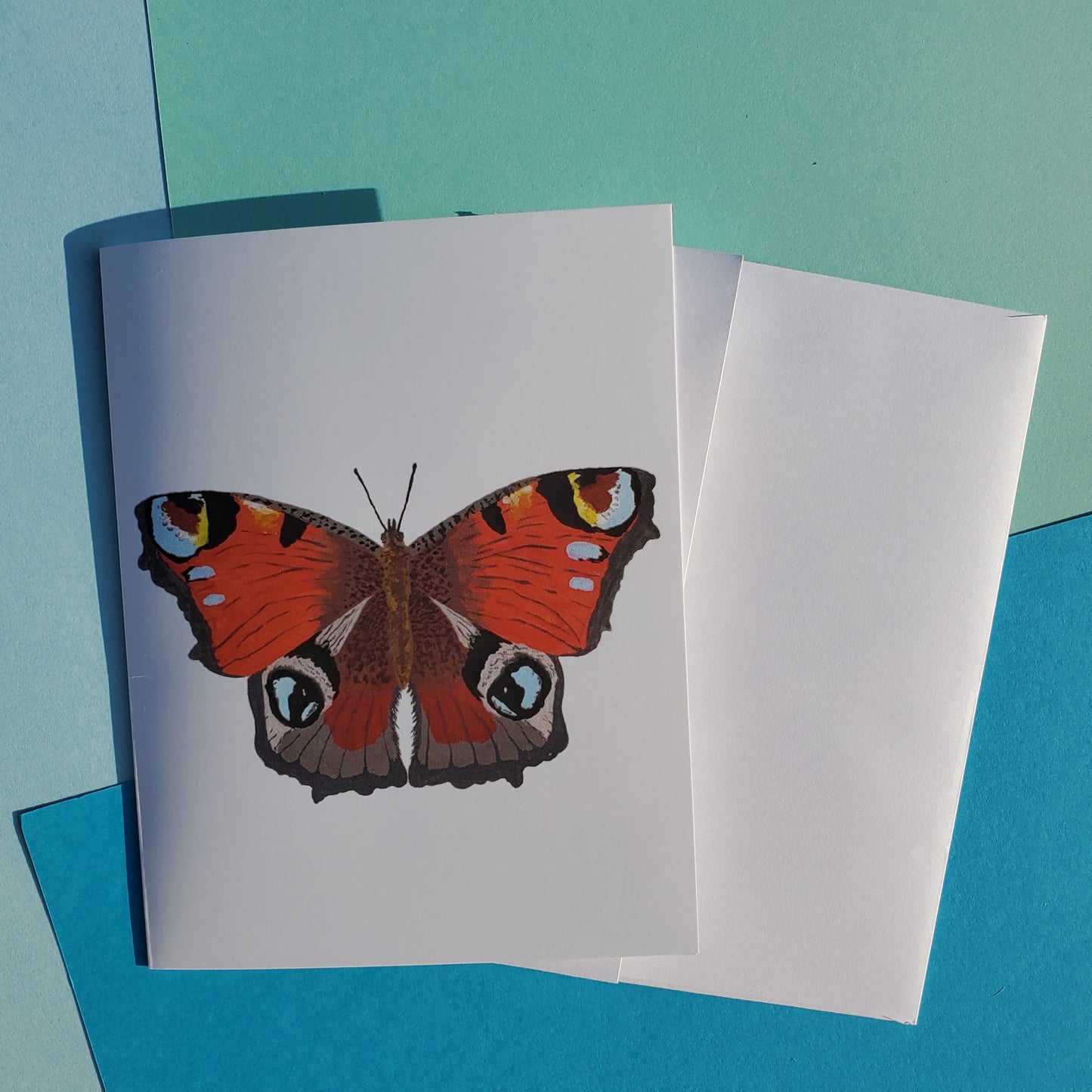 Peacock Butterfly Greeting Card