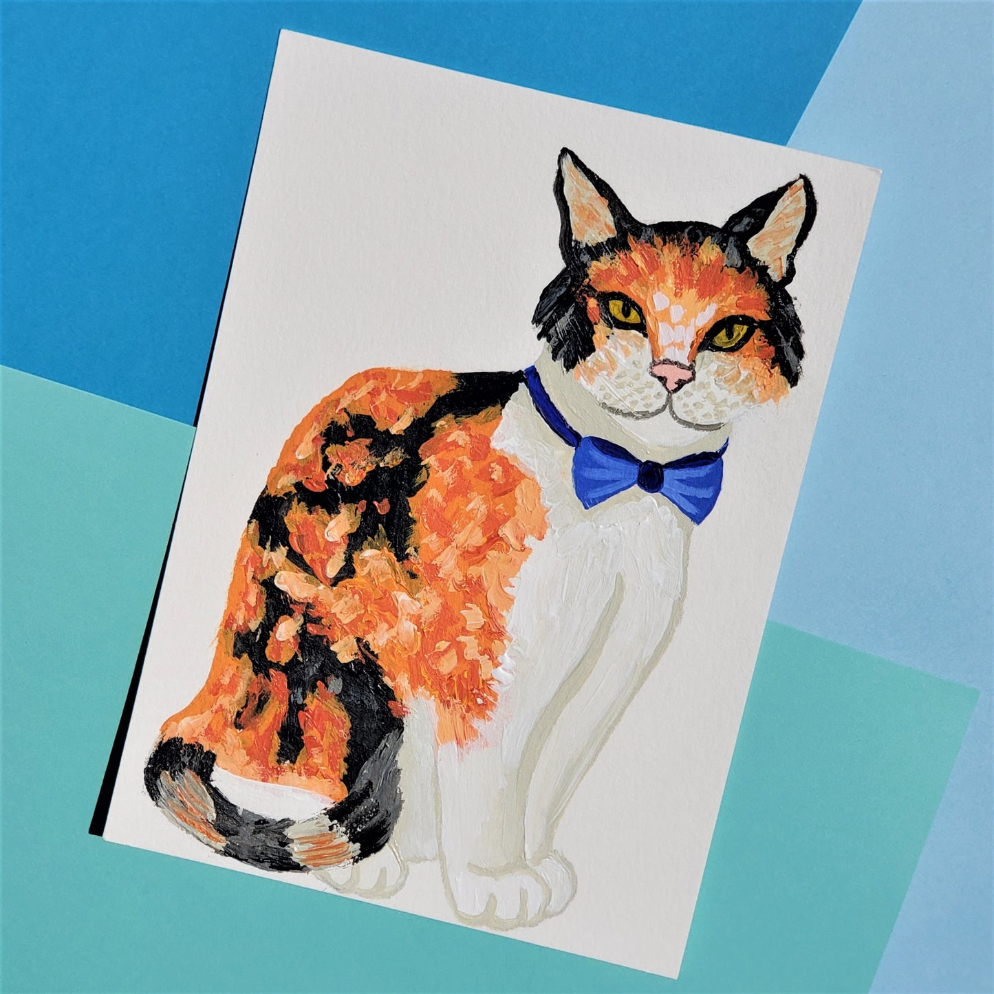 Calico Cat Painting
