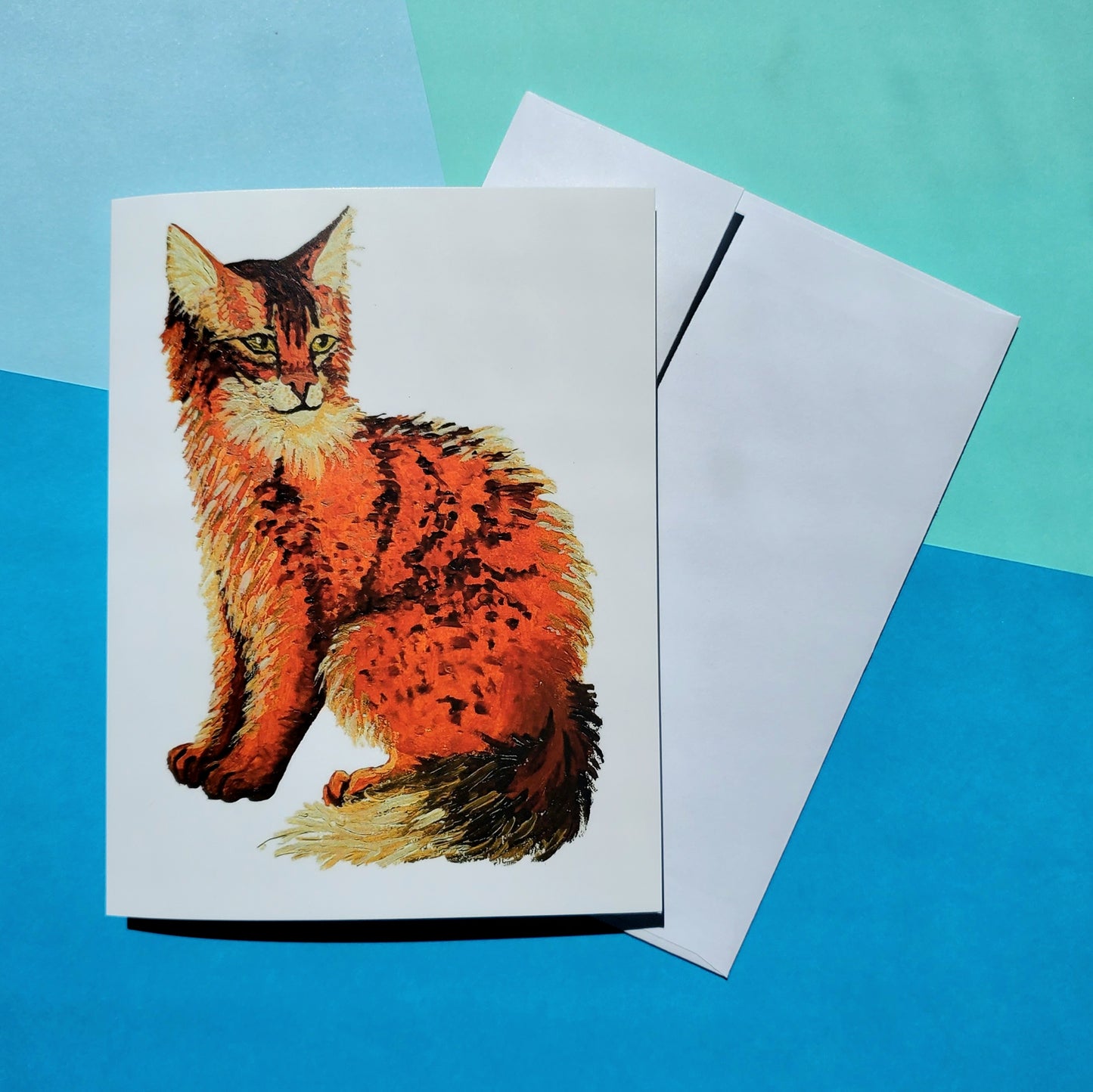Somali Cat Greeting Card