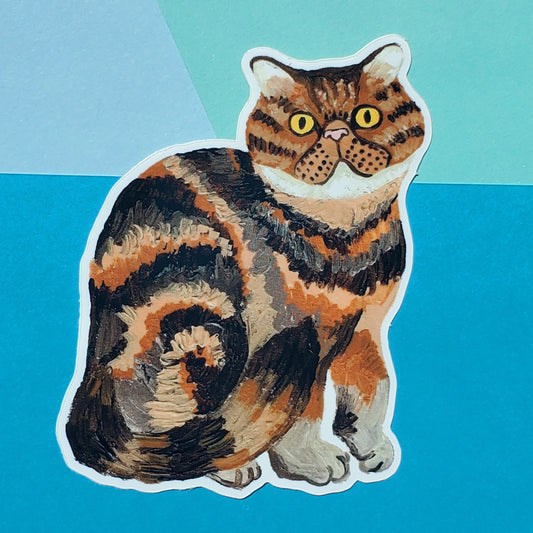 Exotic Shorthair Cat Sticker