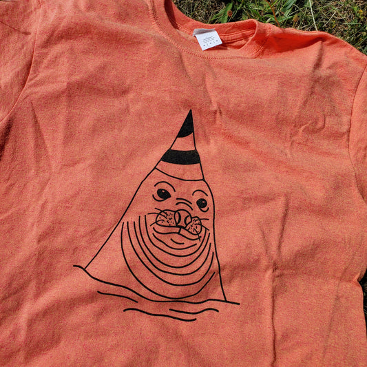 Orange Birthday Seal Shirt