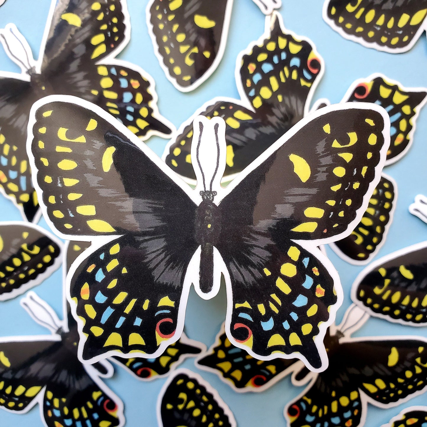 Black Swallowtail Butterfly Sticker