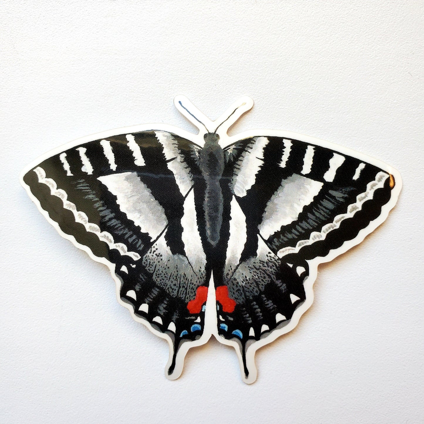 Zebra Swallowtail Butterfly Sticker