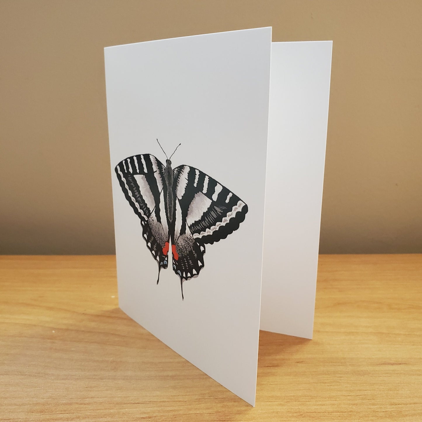 Zebra Tail Butterfly Greeting Card